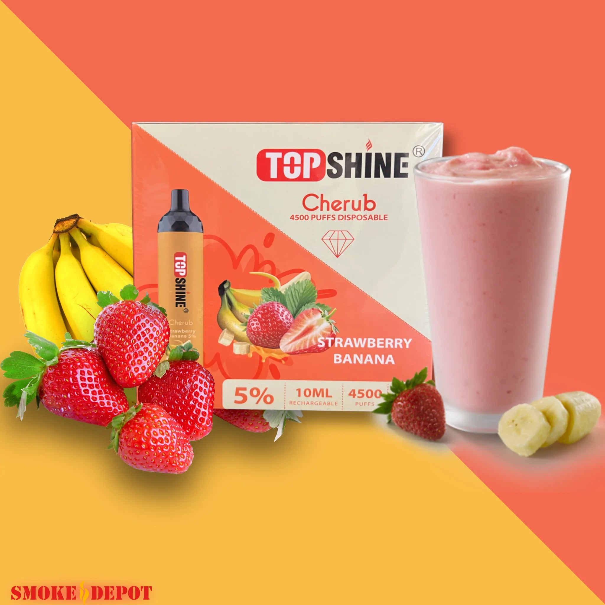 TOP SHINE Cherub Rechargeable Disposable [4500]